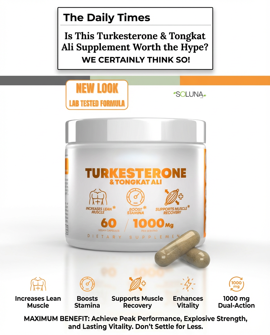 SolunaLiv - Turkesterone & Tongkat Ali Supplement