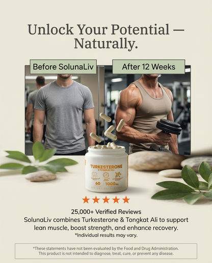 SolunaLiv - Turkesterone & Tongkat Ali Supplement