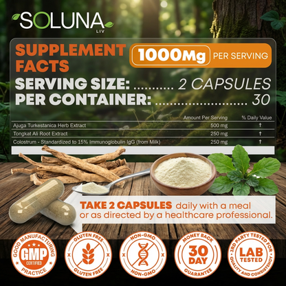 SolunaLiv - Turkesterone & Tongkat Ali Supplement