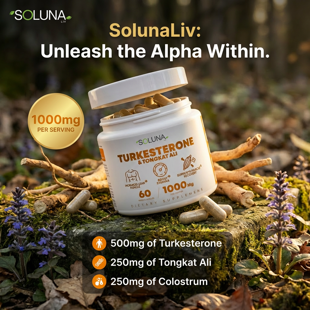 SolunaLiv - Turkesterone & Tongkat Ali Supplement