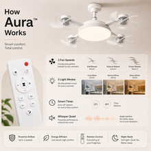 Solunaliv Aura™ Ceiling Light Fan