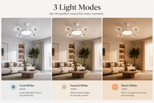 Solunaliv Aura™ Ceiling Light Fan