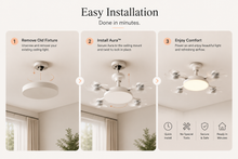 Solunaliv Aura™ Ceiling Light Fan