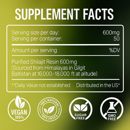 SOLUNA™  Pure Shilajit Resin